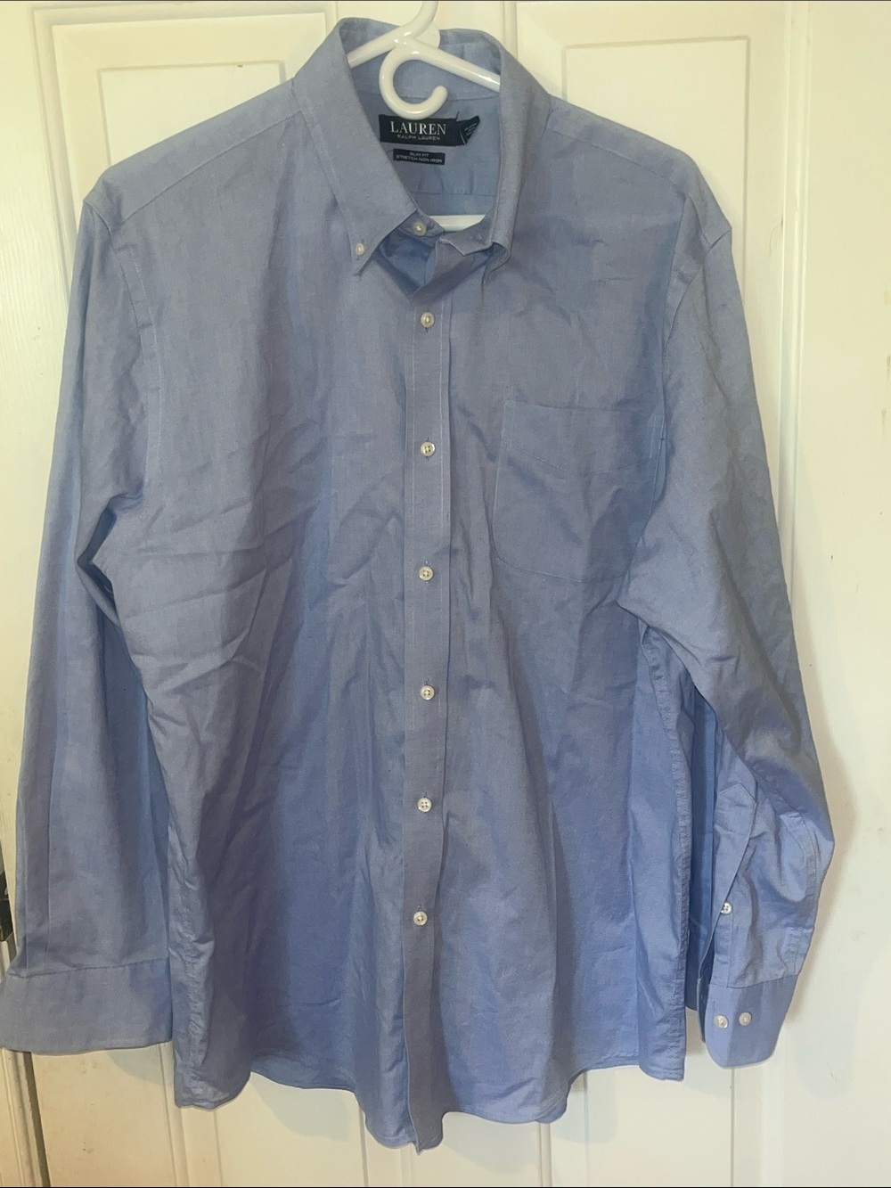 Lauren Ralph Lauren Men’s Slim Fit Dress Shirt – 17 34/35